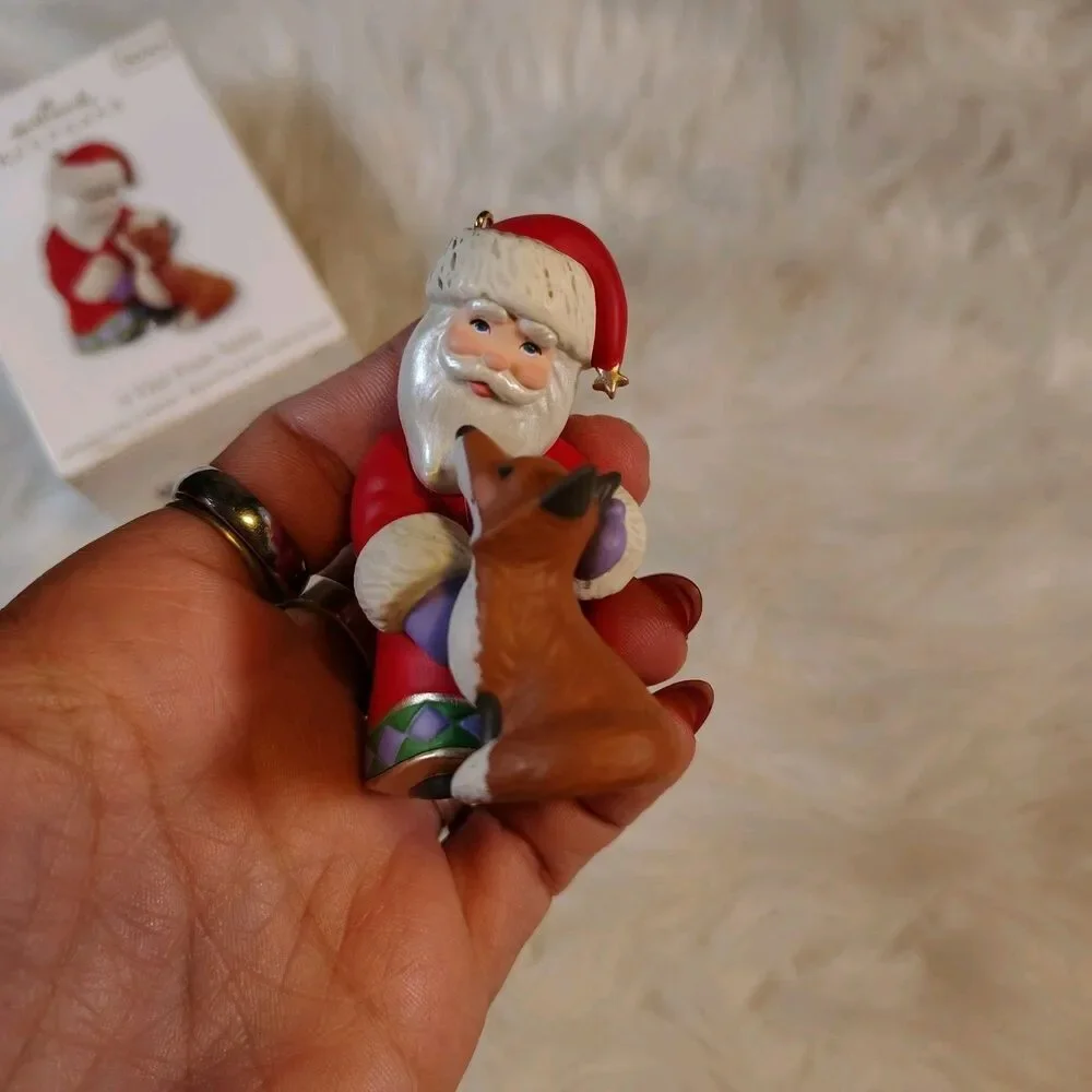Hallmark 2012 A Visit From Santa #4 Fox  Keepsake Ornament QX8064
